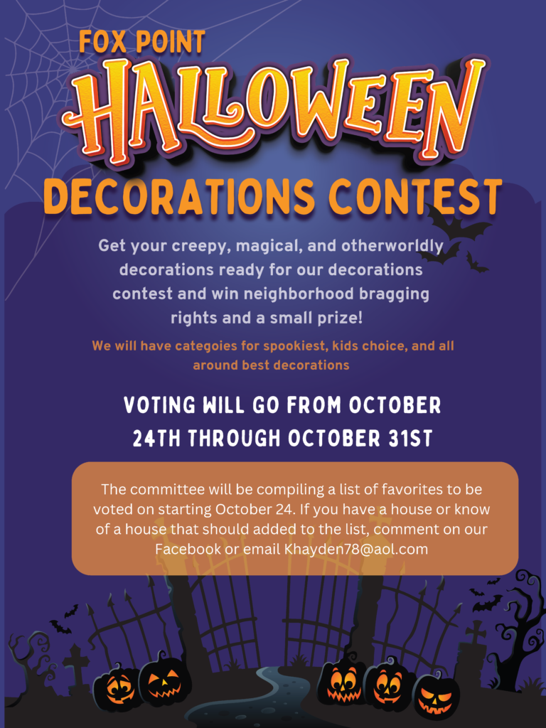 Halloween Decorations Contest – Fox Point