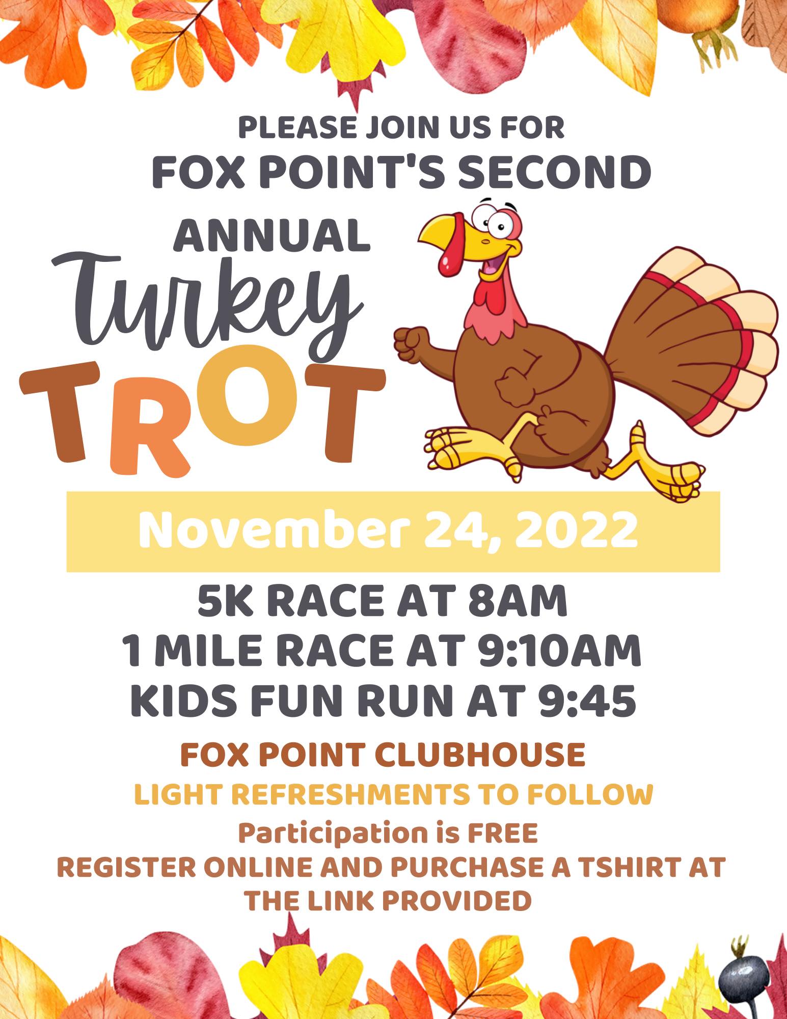 Turkey Trot 2022 Fox Point